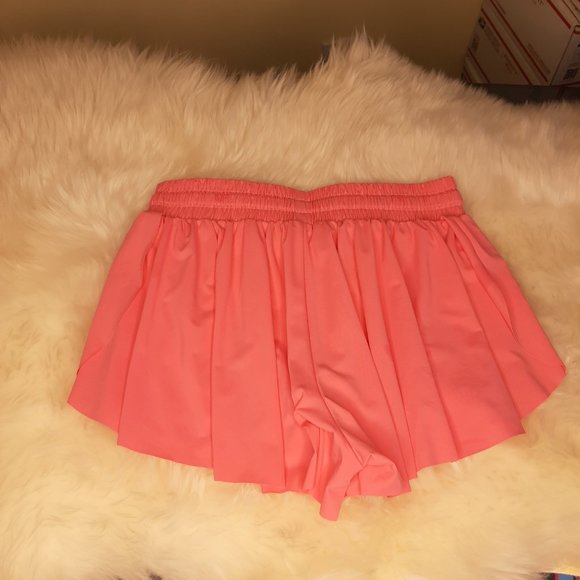 NWOT!!!  Lightweight Tulip Style running Shorts Rose Pink, inner shorts! - Picture 3 of 8